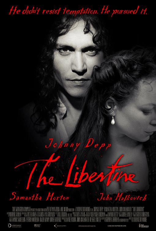 Emrah Yücel’in tasarladığı Johnny Depp 'The Libertine' afişi